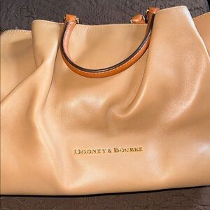 Dooney & Bourke Brown Structured Tote Bag